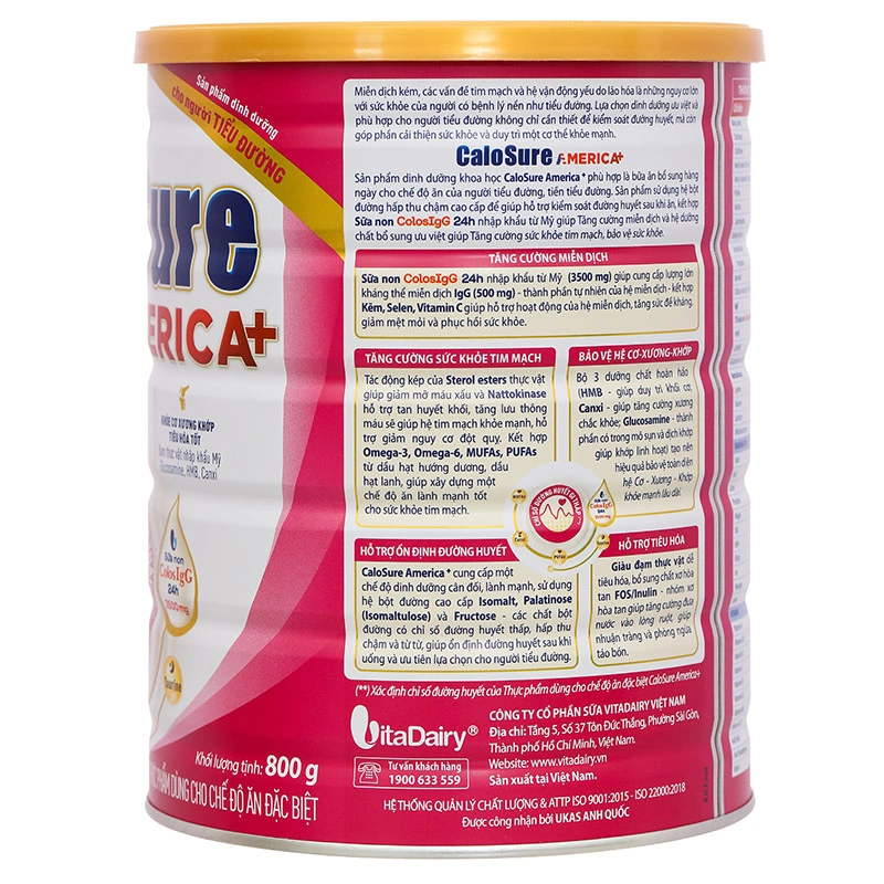Thực phẩm dùng cho chế độ ăn đặc biệt Calosure America+ - 2